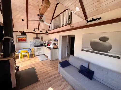 Nappali és konyha Dandelion D2 apartmanban